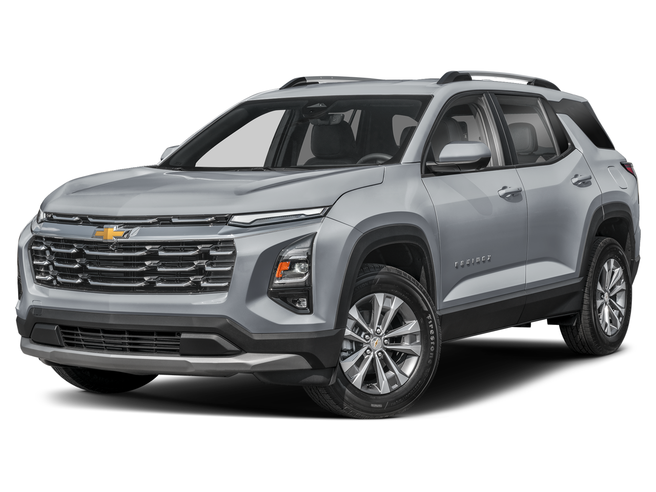 2025 Chevrolet Equinox AWD LT in Sterling Gray Metallic — front three-quarter view