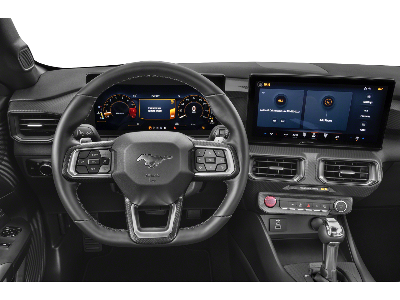 2024 Ford Mustang — interior view