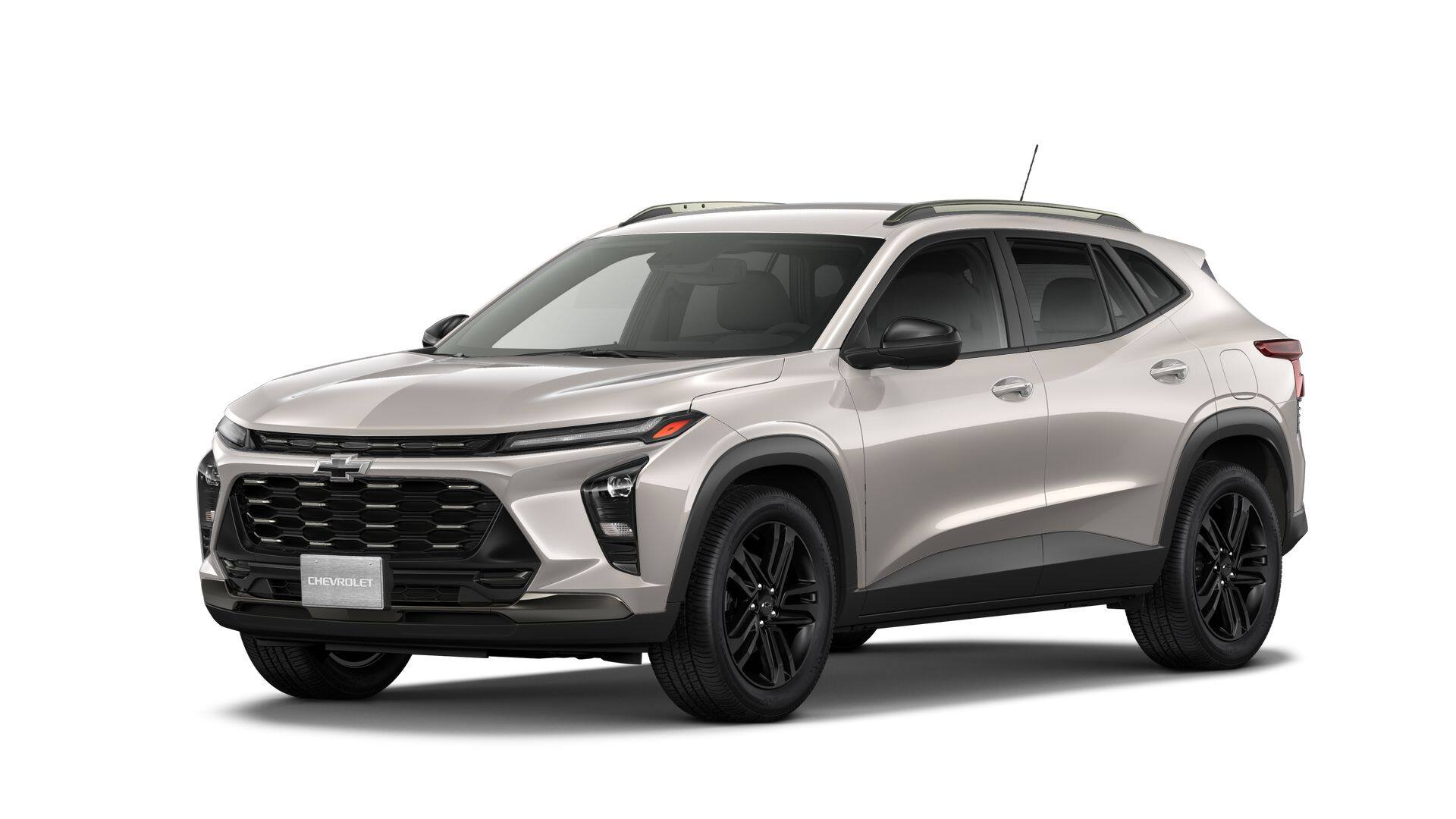 2026 Chevrolet Trax ACTIV in White Sands — front three-quarter view