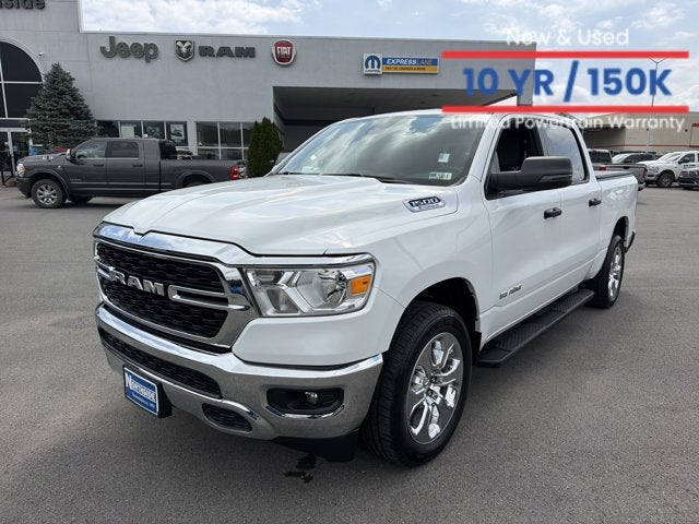 2024 RAM 1500 Big Horn in Bright White Clearcoat — front three-quarter view