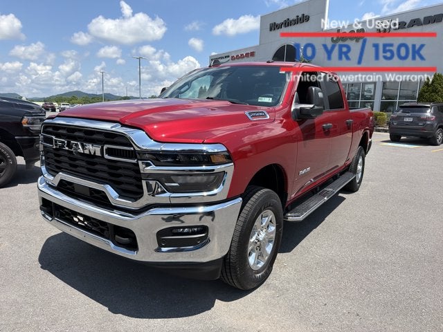 2026 RAM 2500 Big Horn in Molten Red Pearlcoat — front three-quarter view